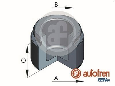 D025406 Autofren Поршень гальмівного супорта переднього